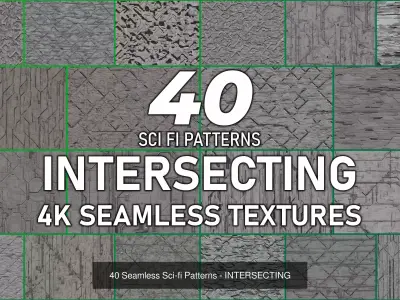 280 Seamless Sci-fi Patterns - Collection Vol 3 Texture