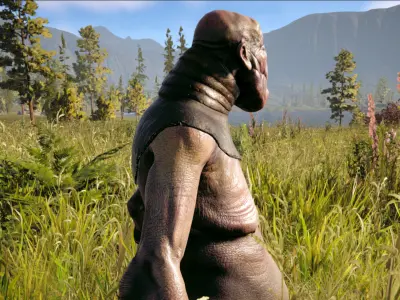 Troll 8 game ready character Low-poly 3D model