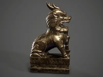 Chinese ancient statues  3D Model Pack