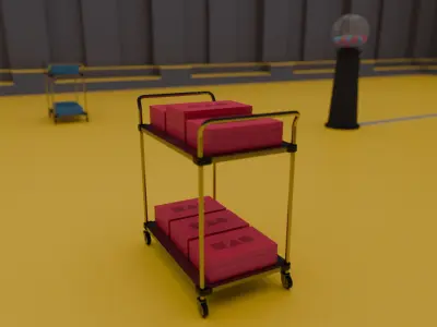 Squid Game Key-Knife Hall Season 3 3D model