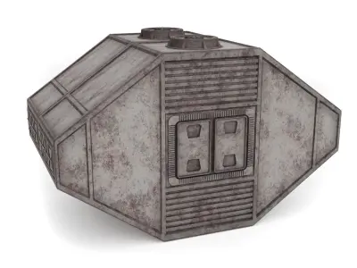 Hangar Container 1-18 scale Hasbro Kenner 3D print model