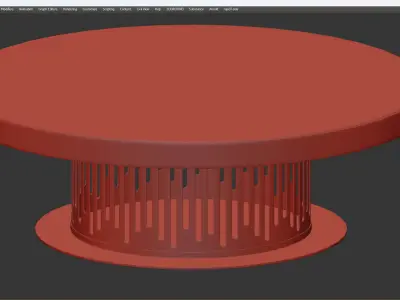 CHARISMA cofe table Low-poly 3D model