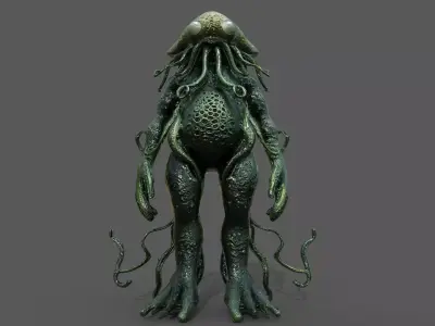 Monsters Pack 4 Low-poly 3D model