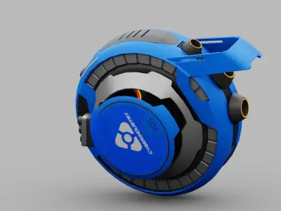 STREET FIGHTER BOT  RIGGED 3D model