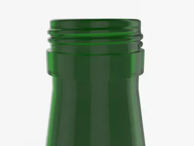 Green Glass Bottle 3D model