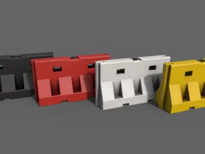 PBR Street Elements Clean-Dirty-Rusty 3D Model Pack