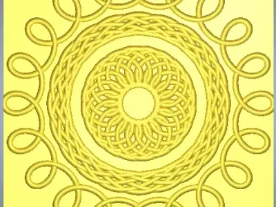 cnc 3d design for wooden and corian 3D print model