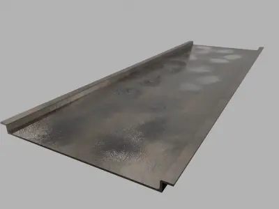 Wet asphalt 3D model