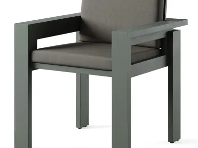 Walker Metal Outdoor Dining Set  3D model