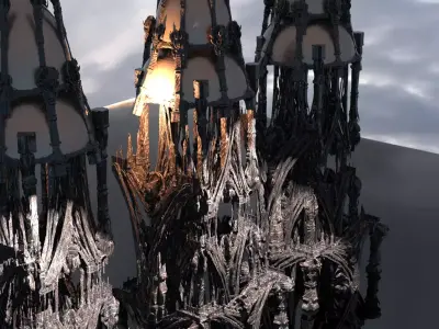 Ancient Victorian Domes  3D model