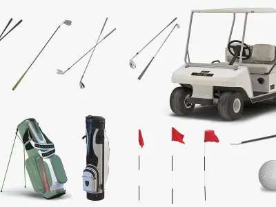  Golf Equipment Collection 2 
