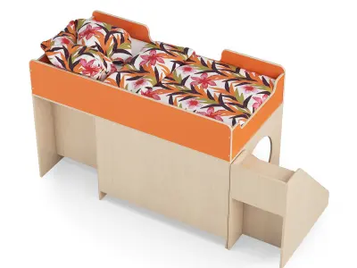 Legenda K02 ans LY02 childrens modular bed 3D model