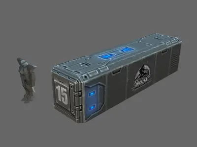 Machinery - container 3D model