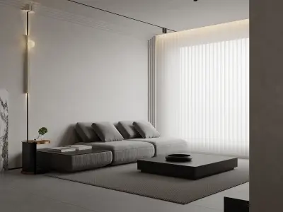 apartment interior scenes    3D model shop