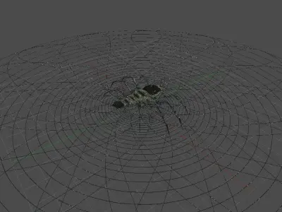 InsectMech insect Low-poly 3D model