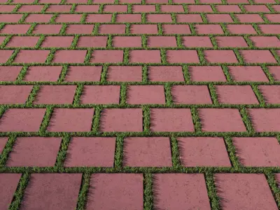 Eco parking tile 3 3D model