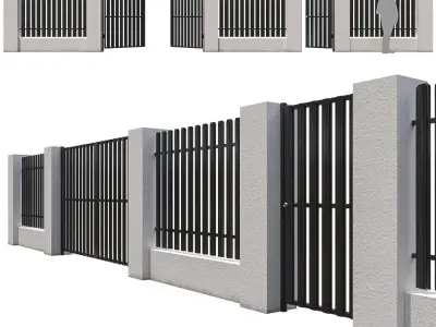 Fence 02 3D model get