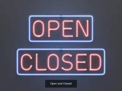 Lettering Pack 1 - Neon Signs