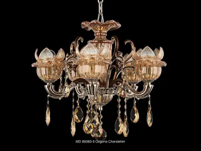 89360 Osgona Collection of Murano Glass Lamps 3D Model Pack