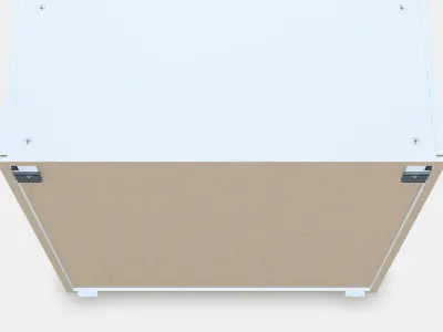 METOD Wall cabinet frame 6 Low-poly 3D model