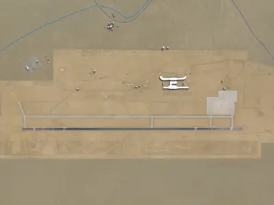 Jizan - New Jazan Airport Low-poly 3D model