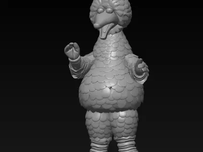 Sesame Street Little Bird 3D print model