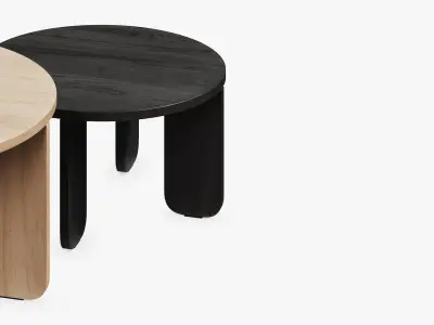 Kuvu Nest Coffee Table Set 3D model
