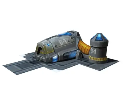 Ground scene 1 3D model