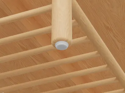 IKEA coffee table Listerby 3D model