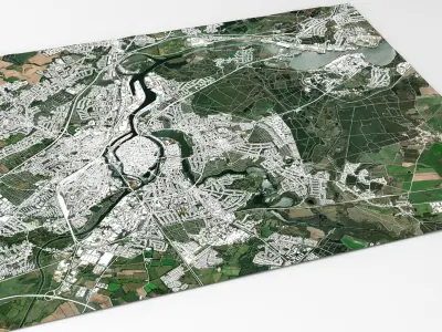 Cityscape Lubeck German 3D model