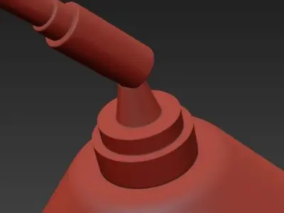 TASK CERAMIC SHORT WALL LIGHT 3D model