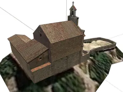 Architecture-Religion-God-Culture-Temple-035 church 3D model