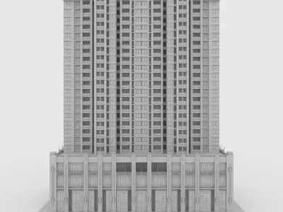 Tower Apartment 3 3D model