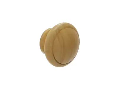 Wooden Knob Furniture Handle Free 3D model