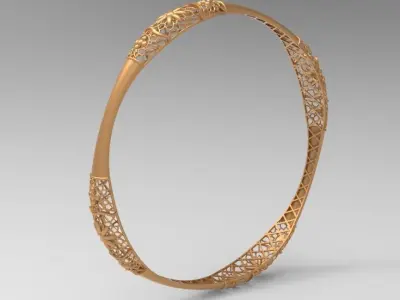 Indian Bangle Free 3D model