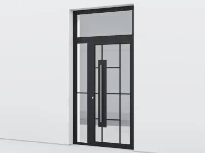 Aluminium door 271 3D model