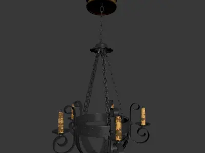 chandelier Free 3D model