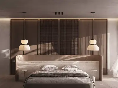Bedroom Interior scene 3D model purchase