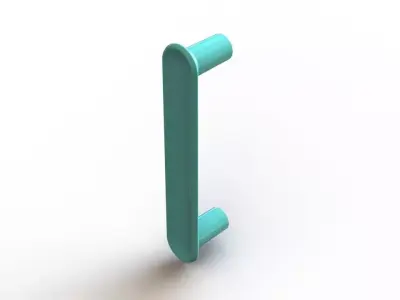 Cabinet door handle 3D print model