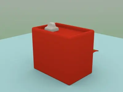 Mini Apartment Low-poly 3D model