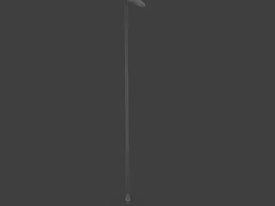 Street Furniture - Outdoor Lighting - Street Lamp VI Low-poly 3D model