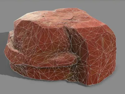 Mountain Rock 05 Low-poly 3D model buy