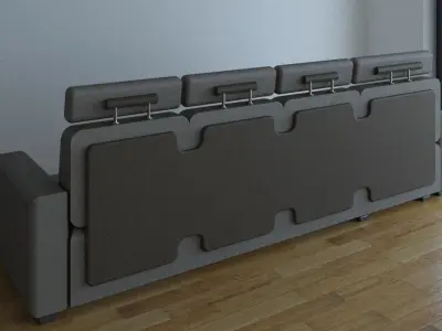 Corner sofa 3D model