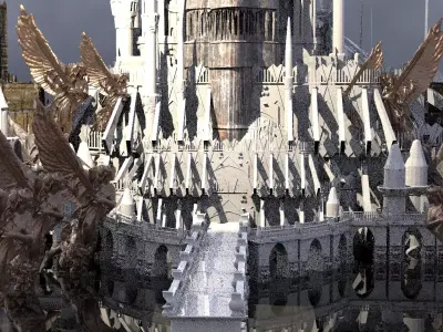 Halls of Zeus King of the gods Kit bash 3D model