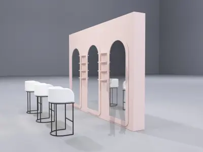 Pop Up Stand 3 3D model
