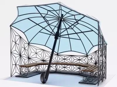 recreation area canopy  3D model