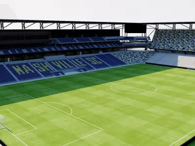 Geodis Park - Nashville - USA 3D model