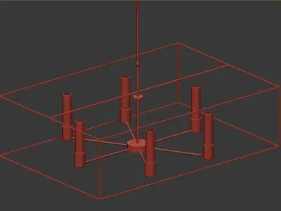 PORTICO CHANDELIER 3D model