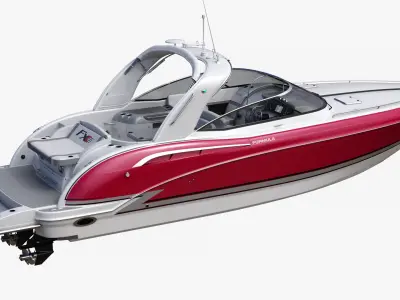  Formula 350FX Luxury Sport Boat and Trailer 