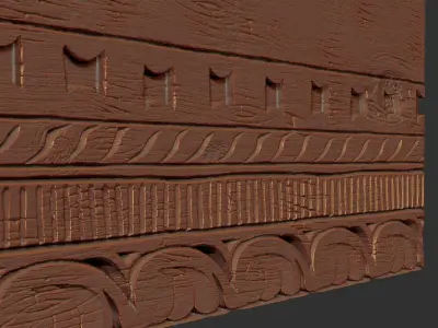 Hand Carved Style Cabinet Door Cnc Carving 3D print model